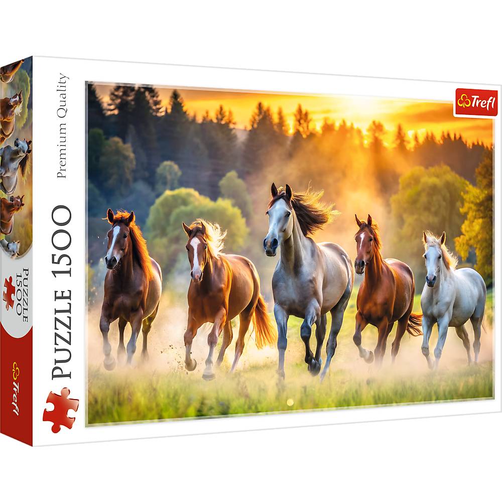 Trefl, Pferde, 1500 Teile Puzzle