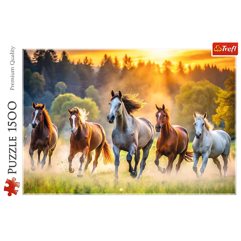 Trefl, Pferde, 1500 Teile Puzzle