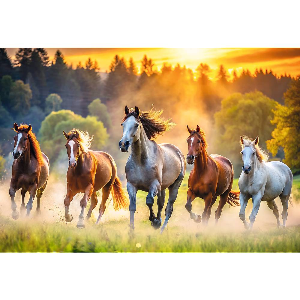 Trefl, Pferde, 1500 Teile Puzzle