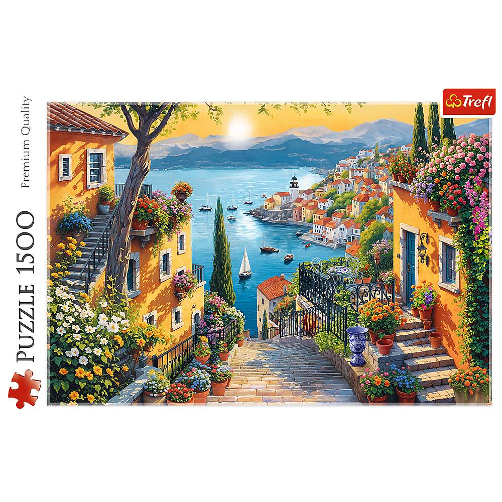 Trefl, Gemalte Landschaft, 1500 Teile Puzzle