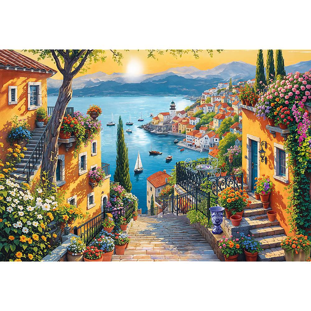 Trefl, Gemalte Landschaft, 1500 Teile Puzzle