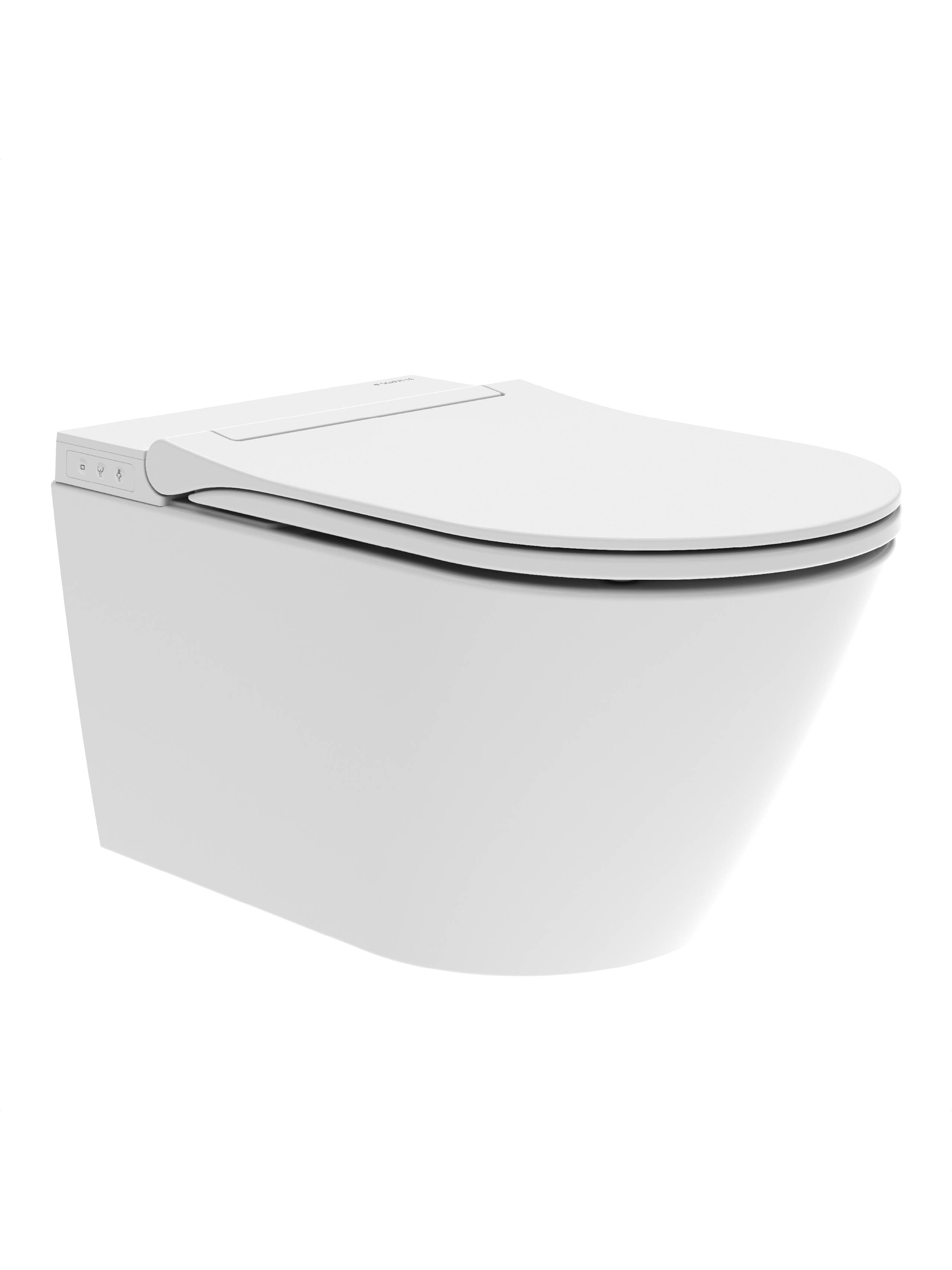 OWANO Dusch-WC, Weiß, Basic, Spülrandlos, Slim