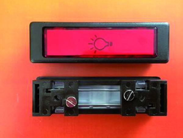 Renz Lichttaster LIRA Taster braun 75x22mm