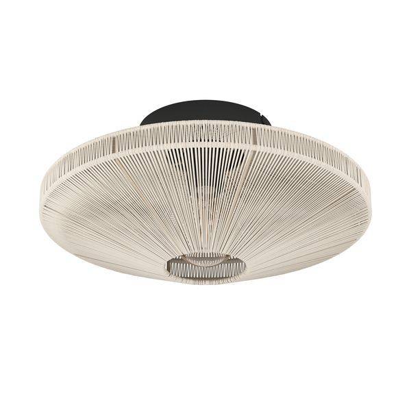 EGLO LEUCHTEN Deckenleuchte LB25 MIDSUMER E27 max 40W Textil