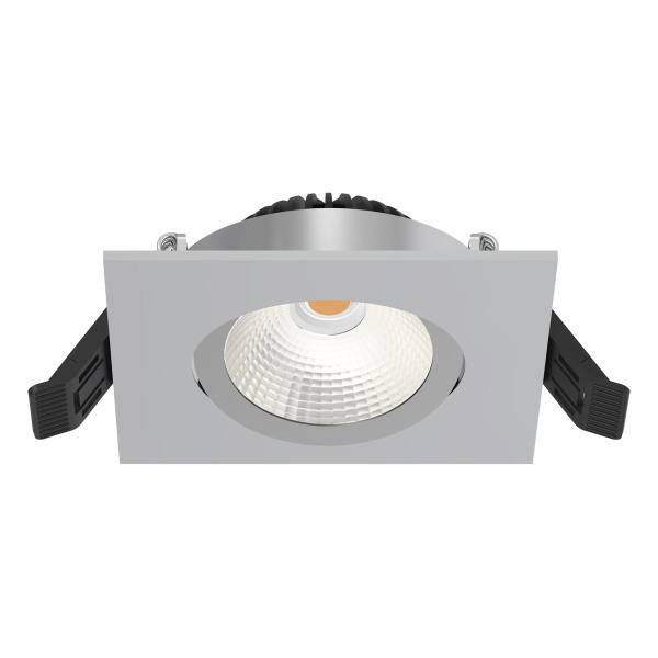 EVN LED Deckeneinbau -quad. -E44461502schwenkbar -chrom matt -IP44 -6W