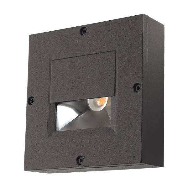 SG-Leuchten LED-Wandleuchte LB25 CALLISTO 3W 140lm 3000K dim IP65 graphit