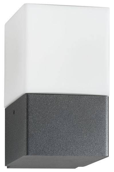 Licht Creativ Design Wandleuchte LB25 1xE27 max 100W 230V Graphit IP44