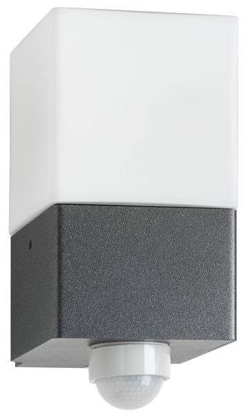 Licht Creativ Design Wandleuchte LB25 1xE27 max 100W 230V Graphit IP44 mit BWM