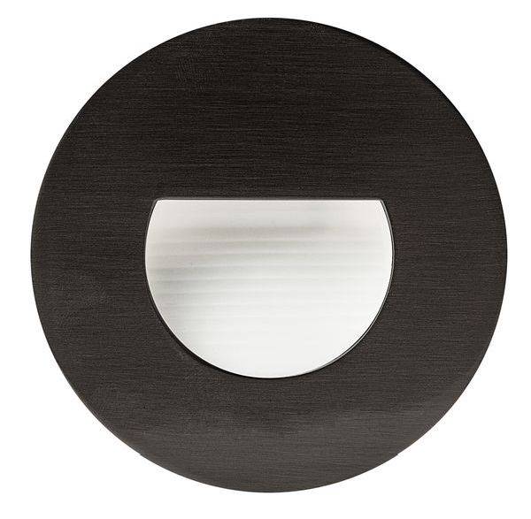 Ledxon LED-Wandeinbauleuchte LB25 EDOS 1,5W 80lm 3000K 100° schwarz rund
