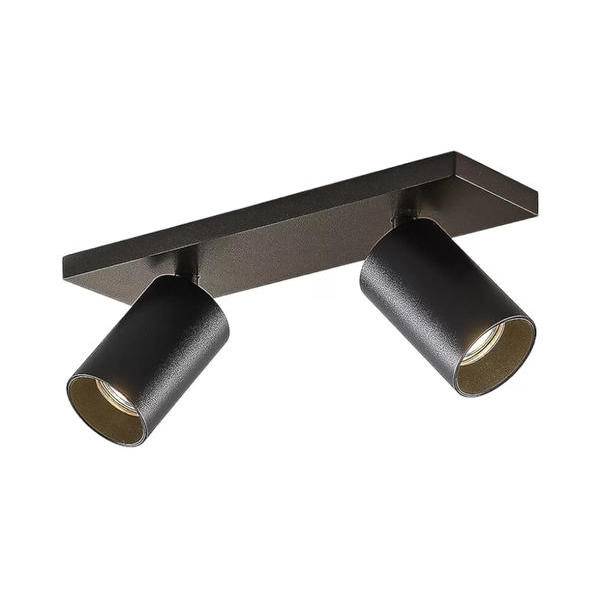 Brumberg Deckenleuchte LB25 TAGES max.8W 2xGU10 recht. Baldachin sw