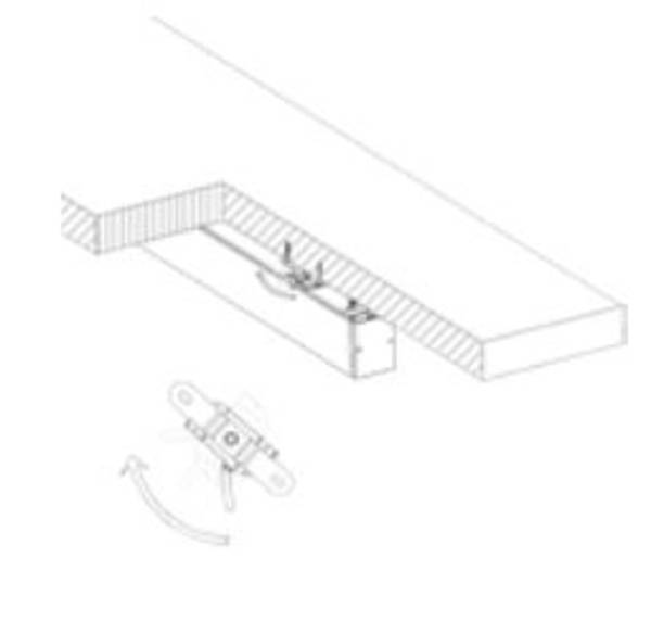 The Light Group Deckenmontage-Kit LB25 SLCClick2pcs