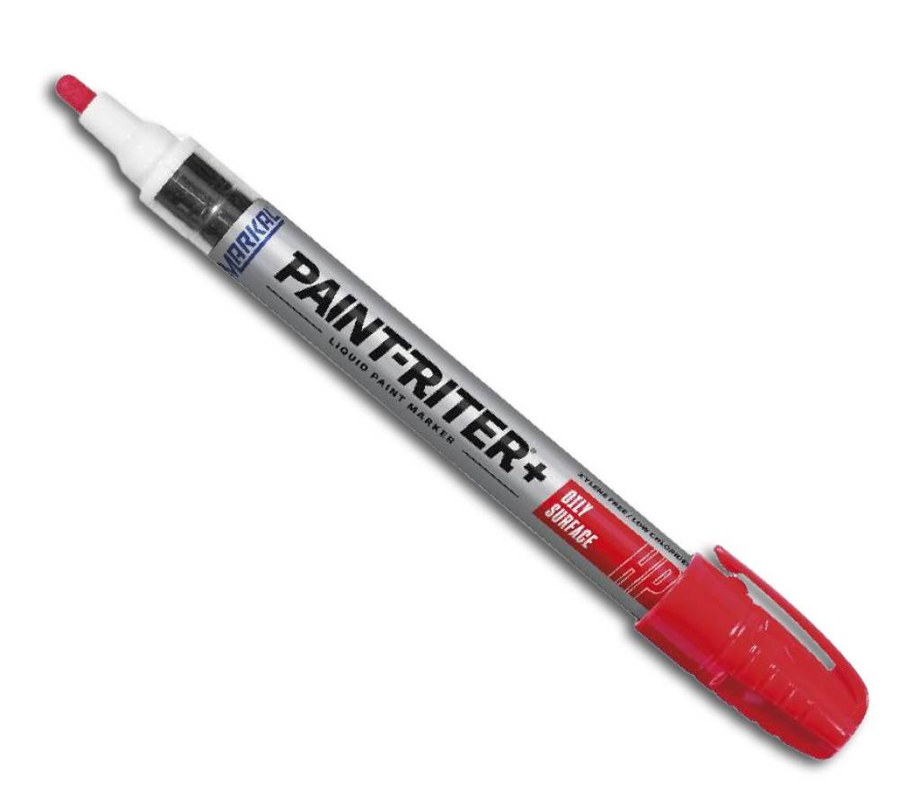 Industrie-Lackmarker Paint-Riter Oily Surface HP Xylolfrei Schreibt auf öl- und fetthaltigen Oberflächen Schnell trocknend Abriebfest, w
