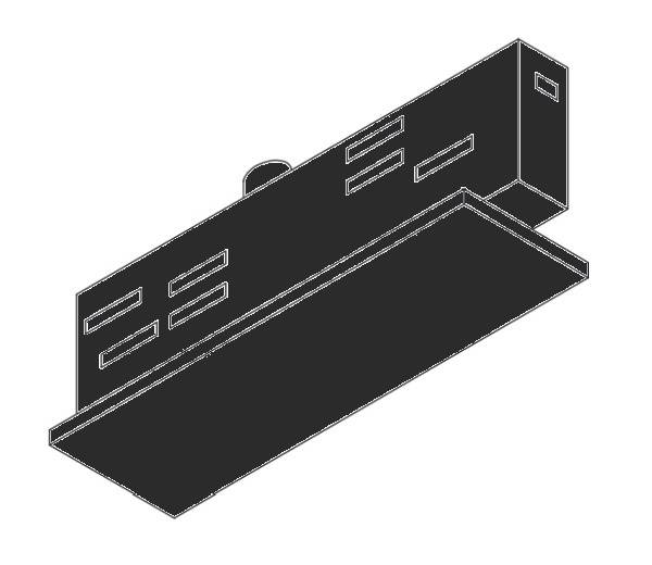 A.A.G. STUCCHI Mitteneinspeiser 3-Phasen schwarz