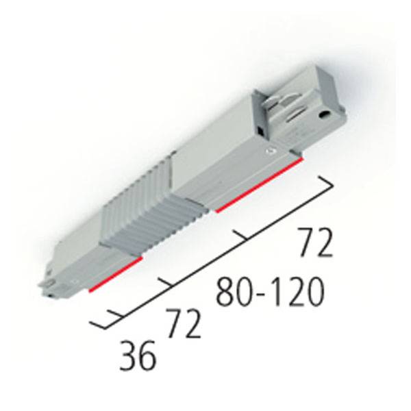 A.A.G. STUCCHI Flex-Verbinder 3-Phasen Aufbau grau