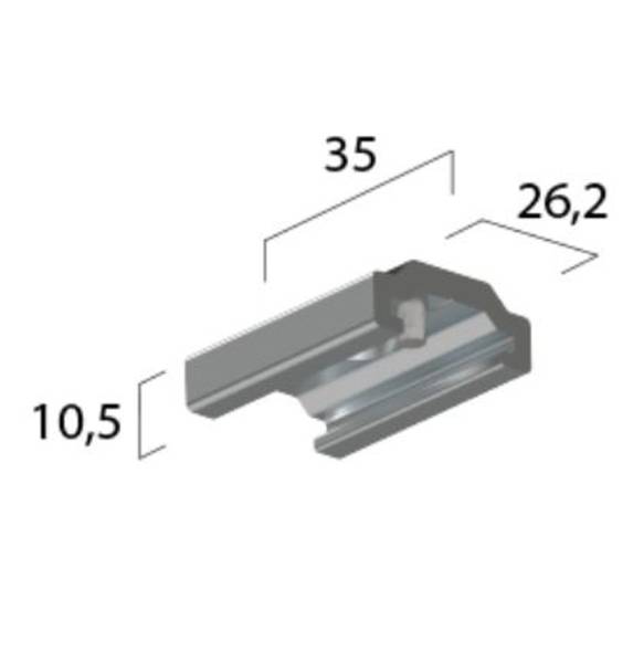 A.A.G. STUCCHI Pendelclip LB25 3~ Onetrack schwarz