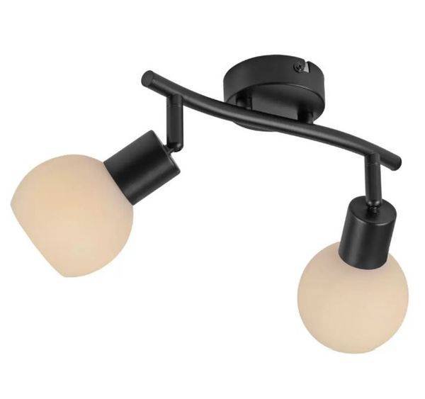 Leuchten Direkt LED Wand-/Deckenleuchte LB25 LOKI 2-flmg 10W 860lm 3000K Opalglas