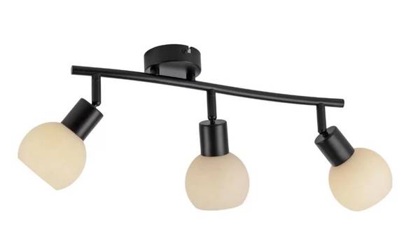 Leuchten Direkt LED Wand-/Deckenleuchte LB25 LOKI 3-flmg 15W 1290lm 3000K Opalglas