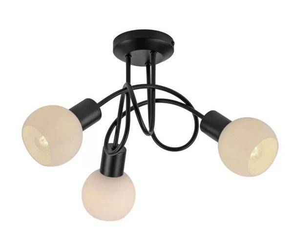 Leuchten Direkt LED-Deckenleuchte LB25 LOKI 3-flmg 15W 1290lm 3000K Opalglas