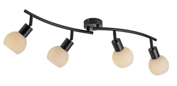 Leuchten Direkt LED-Deckenleuchte LB25 LOKI 4-flmg 10W 1720lm 3000K Opalglas