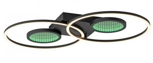 Leuchten Direkt LED-Deckenleuchte LB25 Alu sw dimm. RGBWW 43W 3750lm