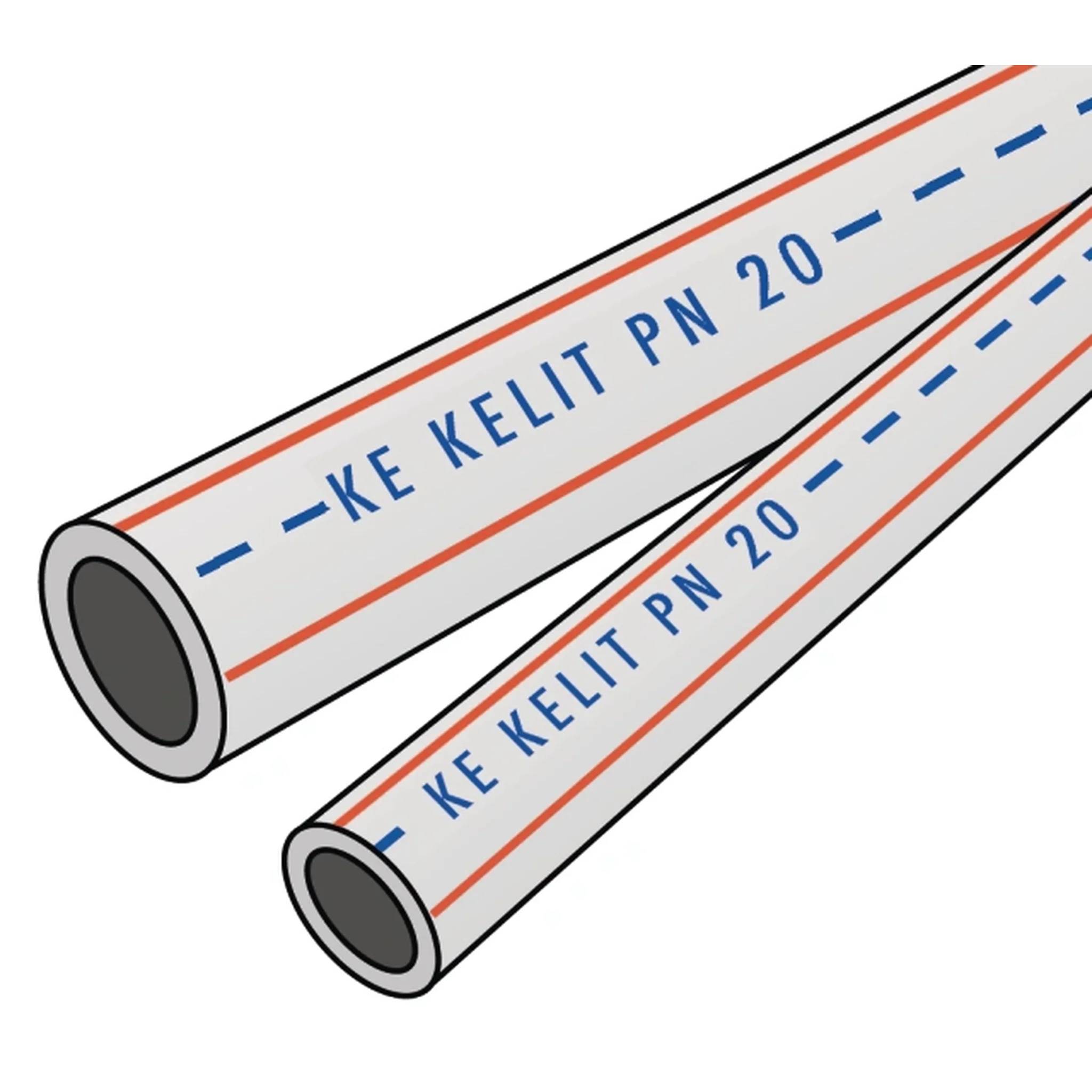 KE Kelit KE00 KELEN, PP-RCT Rohr, PN20, 50x8,3, Stange mit 4m, 1 Stk.