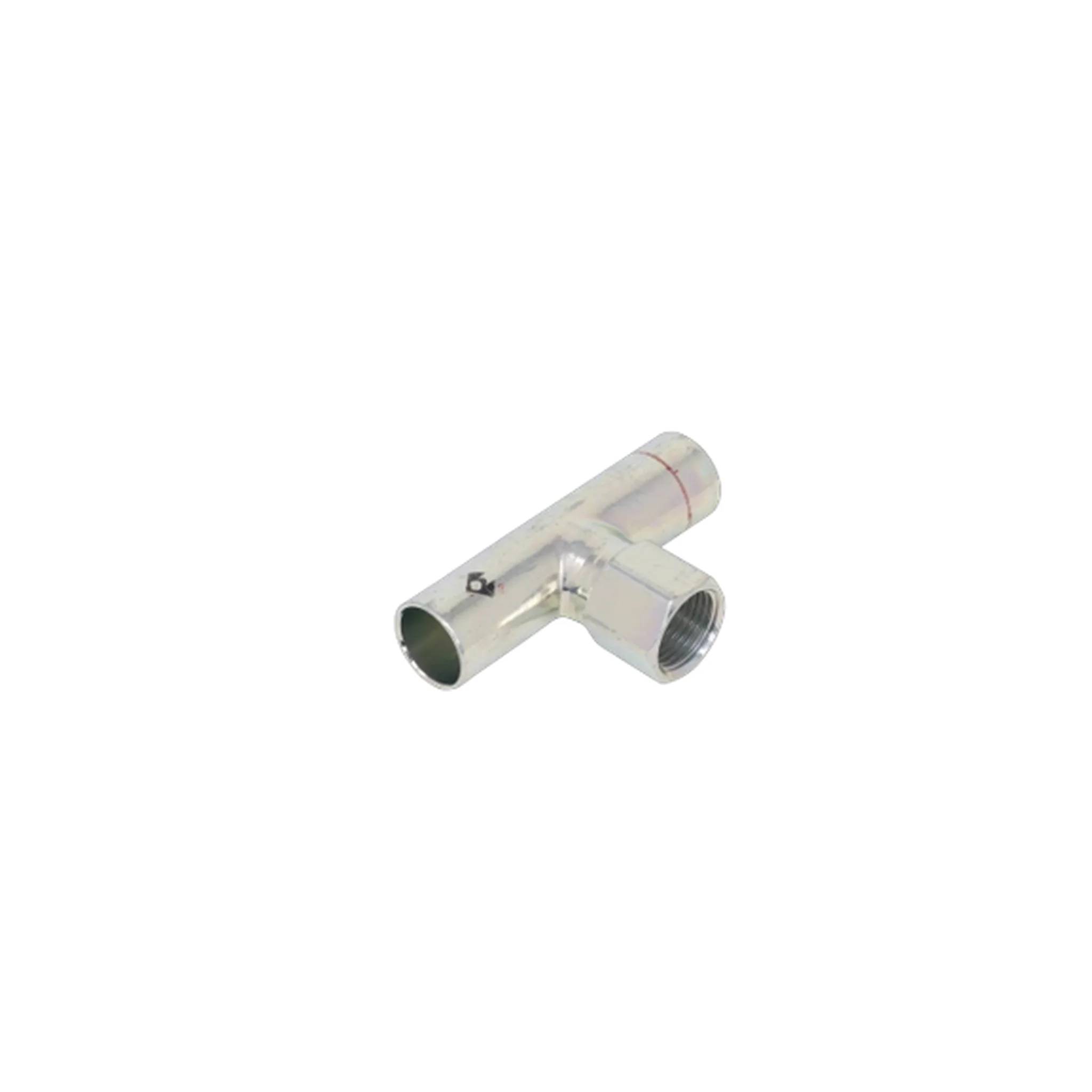 KE Kelit CP447G STEELFIX C-Stahl Press-T-Stück mit IG, Rohrende 22x1/2", 1 Stk.