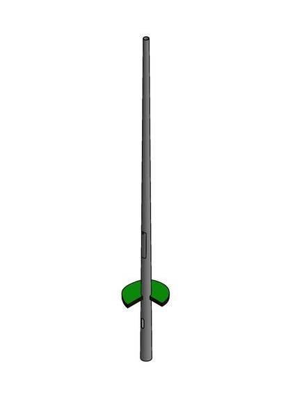 Tecpoles Lichtmast KLM 60/60/3 konisch rund Gesamt 7,0m