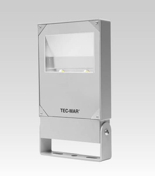 TEC-MAR Leuchten LED-Strahler POLAR 2 RR 100W 14800lm 4000K IP66 sil