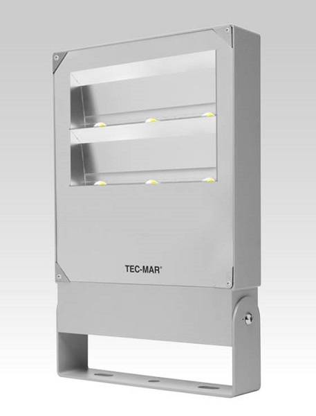 TEC-MAR Leuchten LED-Strahler POLAR HP2 RR 300W 46500lm 4000K IP66 sil