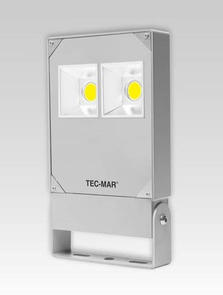 TEC-MAR Leuchten LED-Strahler POLAR 2 100W 4K 16378lm CRI>80 IP66 sil