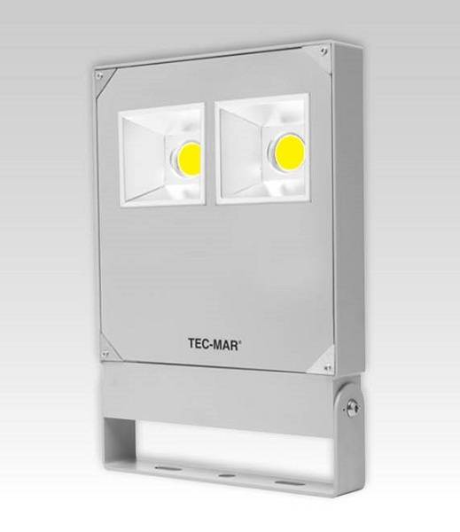 TEC-MAR Leuchten LED-Strahler POLAR 3 150W 4K 24596lm CRI>80 IP66 sil