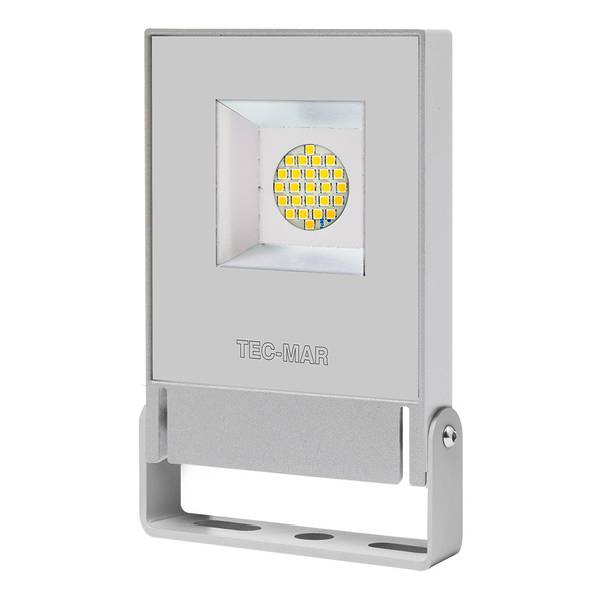 TEC-MAR Leuchten LED-Strahler POLAR 0 A5 30W 3839lm 3K IP66 IK08 sil