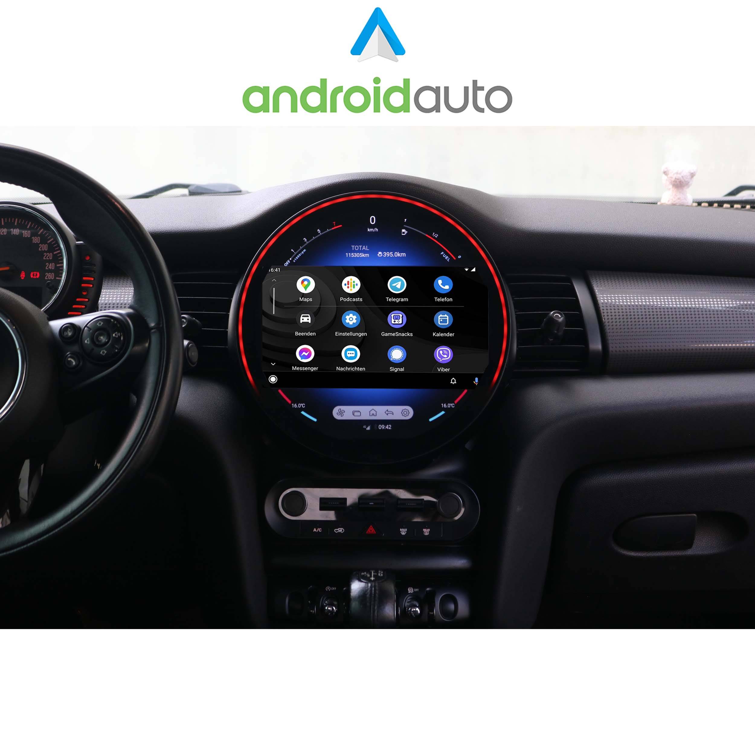 Für Mini Clubman F54 11,8" Touchscreen Android GPS Navi Carplay AC Panel