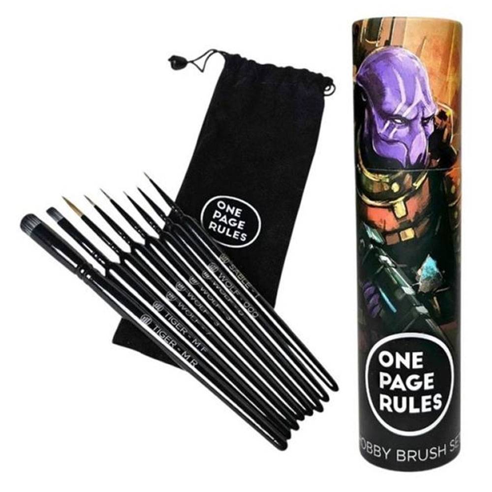 One Page Rules Hobby Brush Set