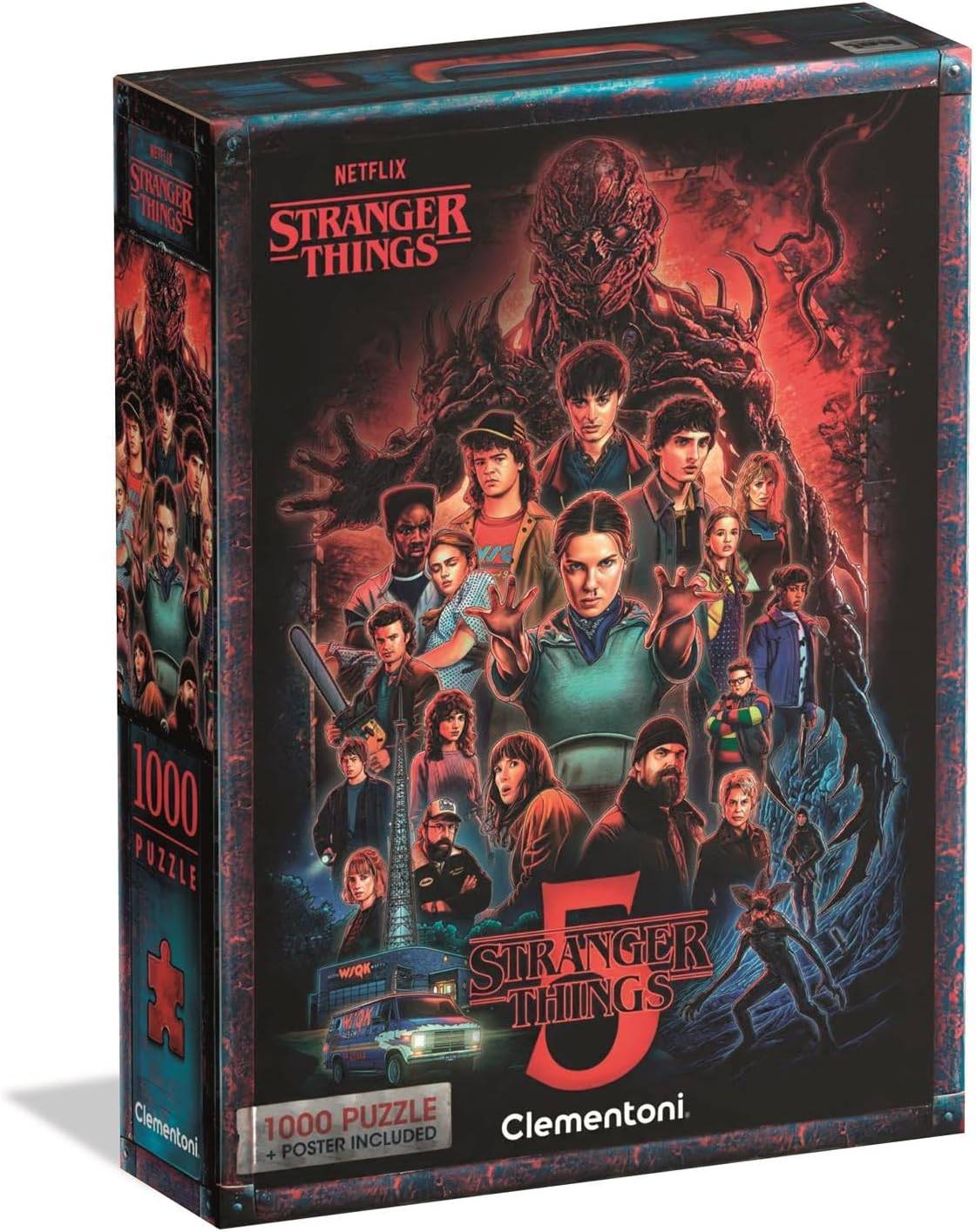Clementoni 37096 - Stranger Things Teil 5 - 1000 Teile Puzzle