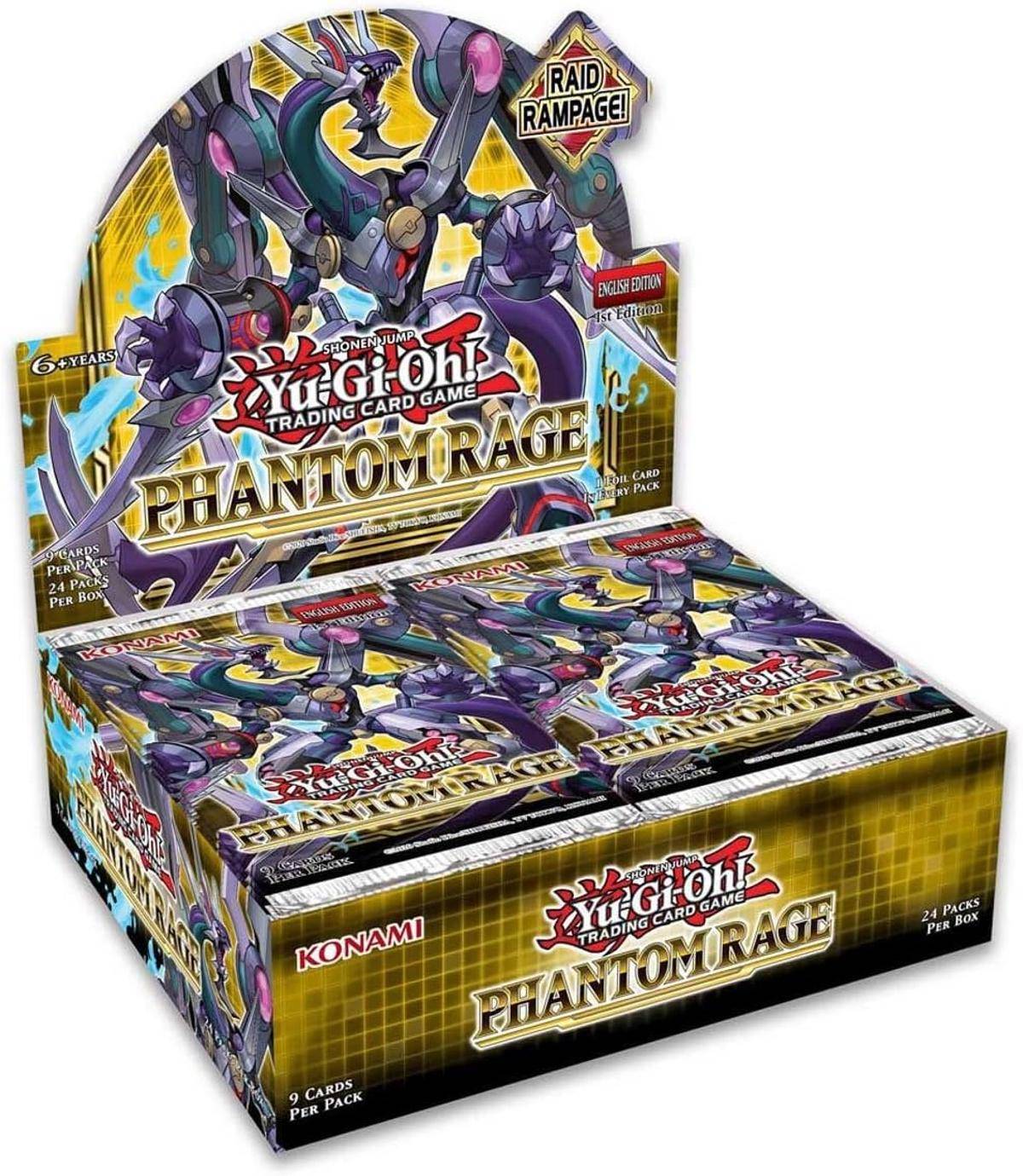 Yu-Gi-Oh! Phantom Rage 24 Booster Display Englisch 1st edition