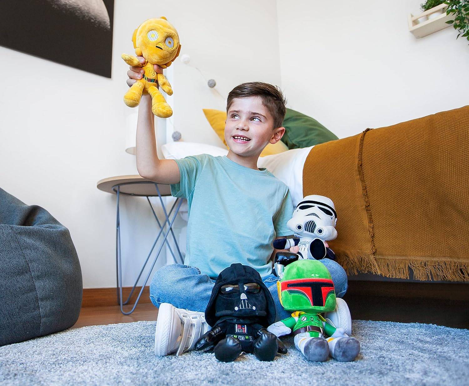 Disney Star Wars GXB27 Darth Vader Plüschfigur ca. 21 cm weiche Filmfigur 3+