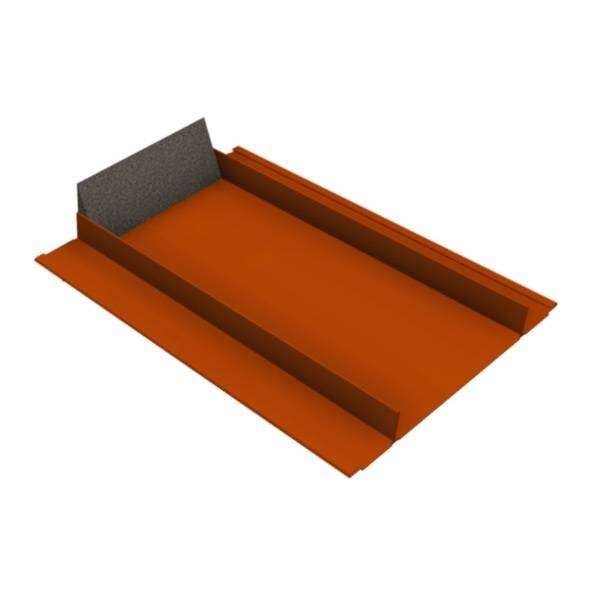 SL Rack Metalldachplatte SL Alu M, Ziegelrot RAL 8004