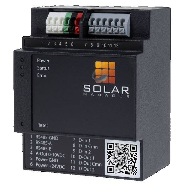 Solar Manager Manager Connect 2 Gateway als Hutschienenmodell mit Netzt.