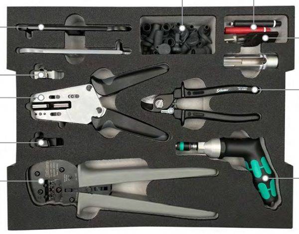 Stäubli Electrical Connectors Installationskoffer SET für MC4 und MC4-Evo 2