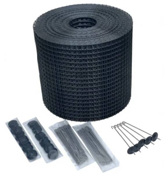 Energetic Solar Taubenschutz Solarkäfig 25cm x 30 Meter VERZINKT