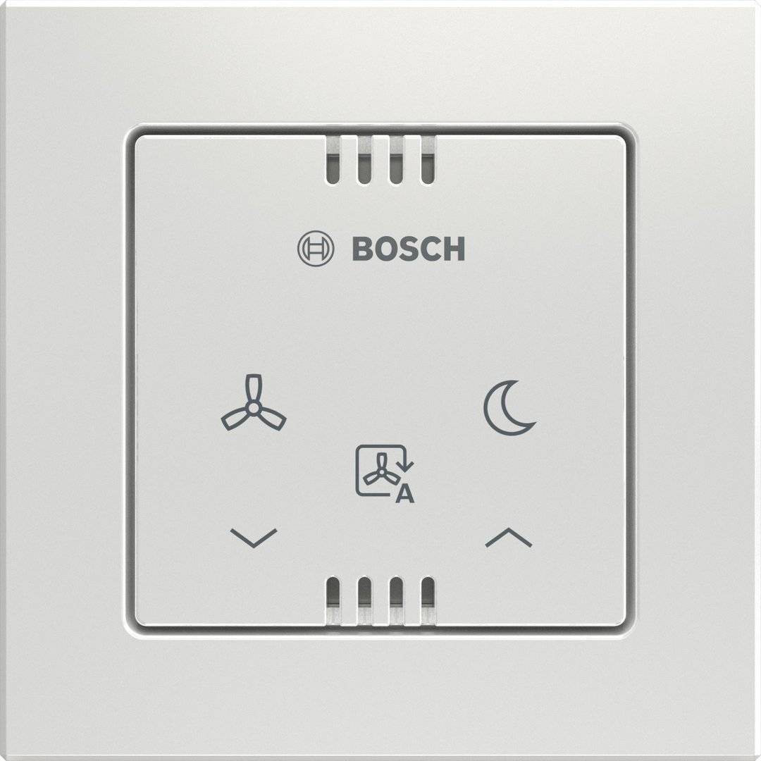 BOSCH Zubehör dezentrale Lüftung CV 30 H Bedieneinheit für V3000D, 85x85x10, weiß - 7738113833