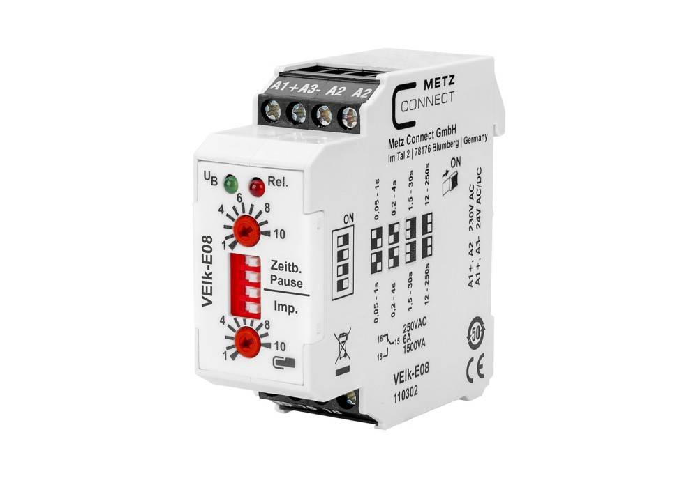 Metz Connect VEIk-E08, 230V AC, 24V 110302