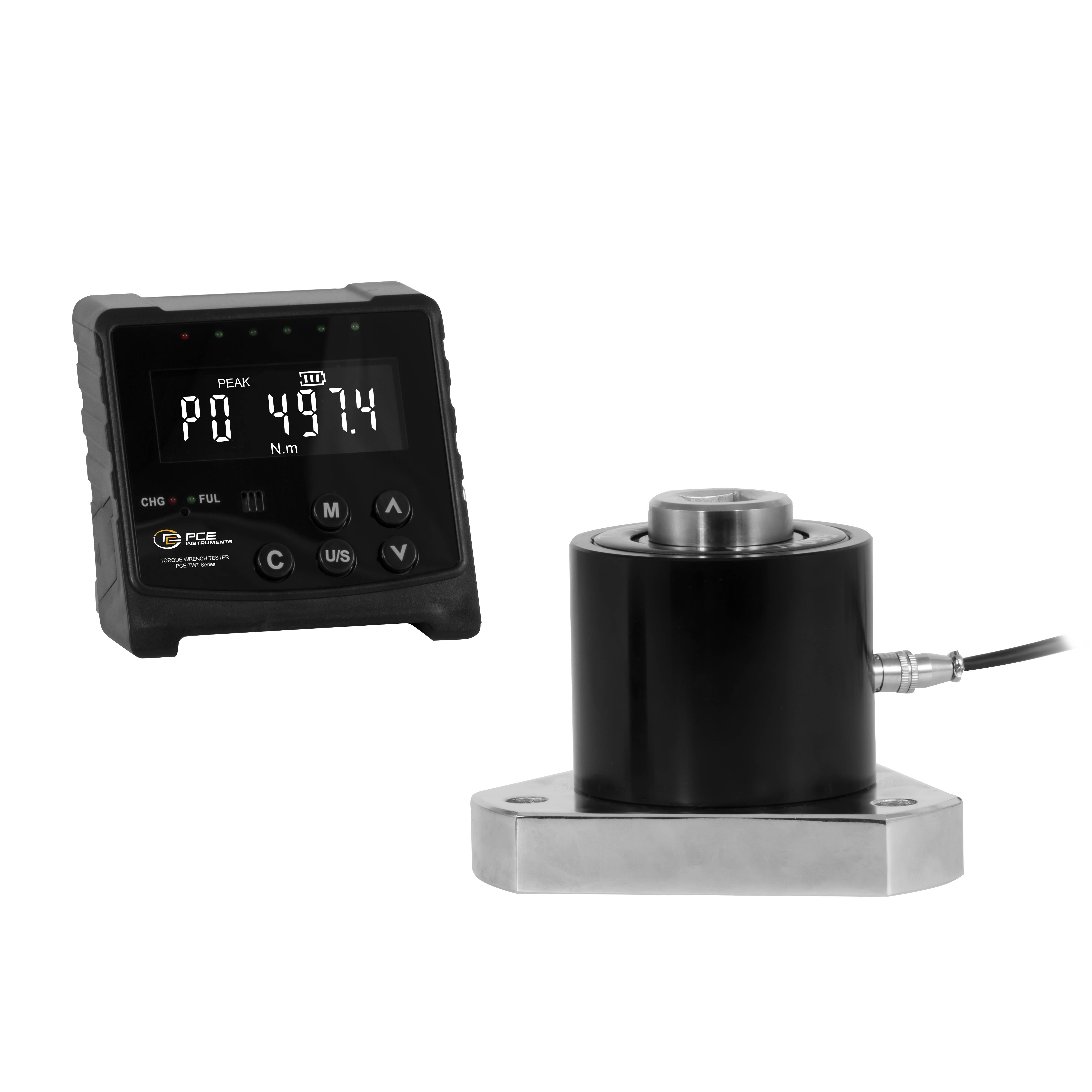 PCE Instruments Drehmomentmessgerät PCE-TWT 550NM zur Drehmomentsensoren Kalibrierung |3/4 Zoll |55…550 Nm |Software