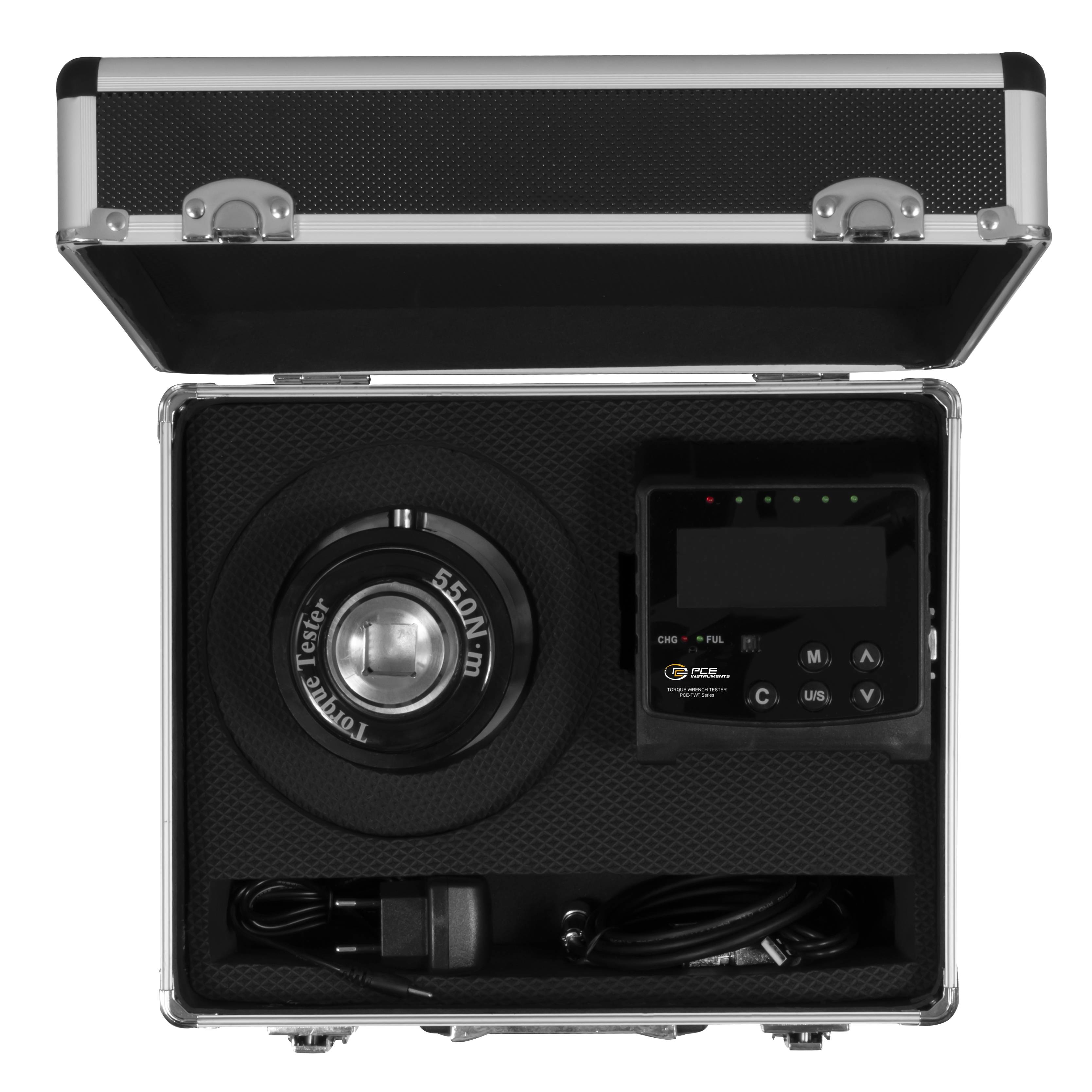 PCE Instruments Drehmomentmessgerät PCE-TWT 550NM zur Drehmomentsensoren Kalibrierung |3/4 Zoll |55…550 Nm |Software