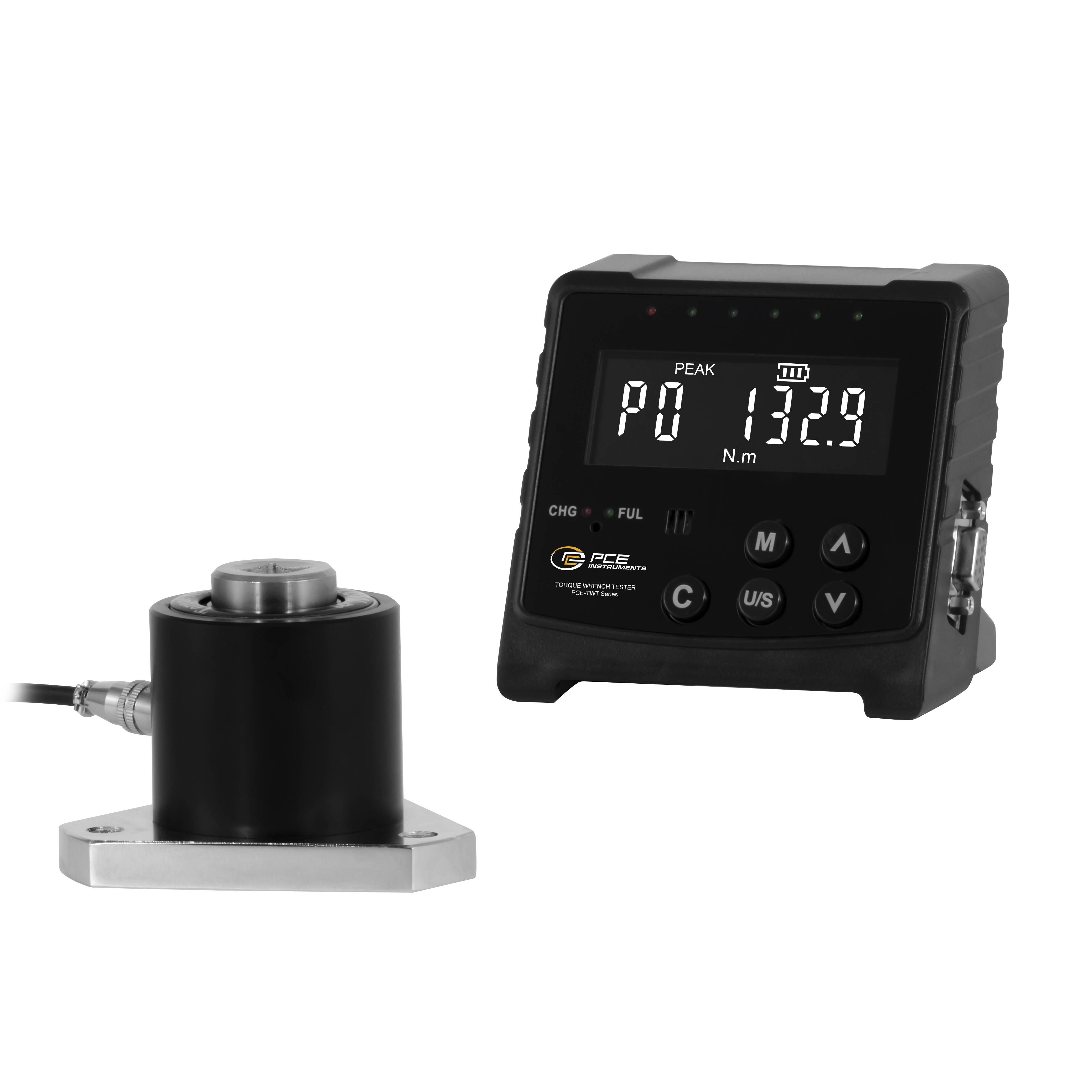 PCE Instruments Drehmomentmessgerät PCE-TWT 220NM zur Drehmomentsensoren Kalibrierung |1/2 Zoll |22..220 Nm |Software