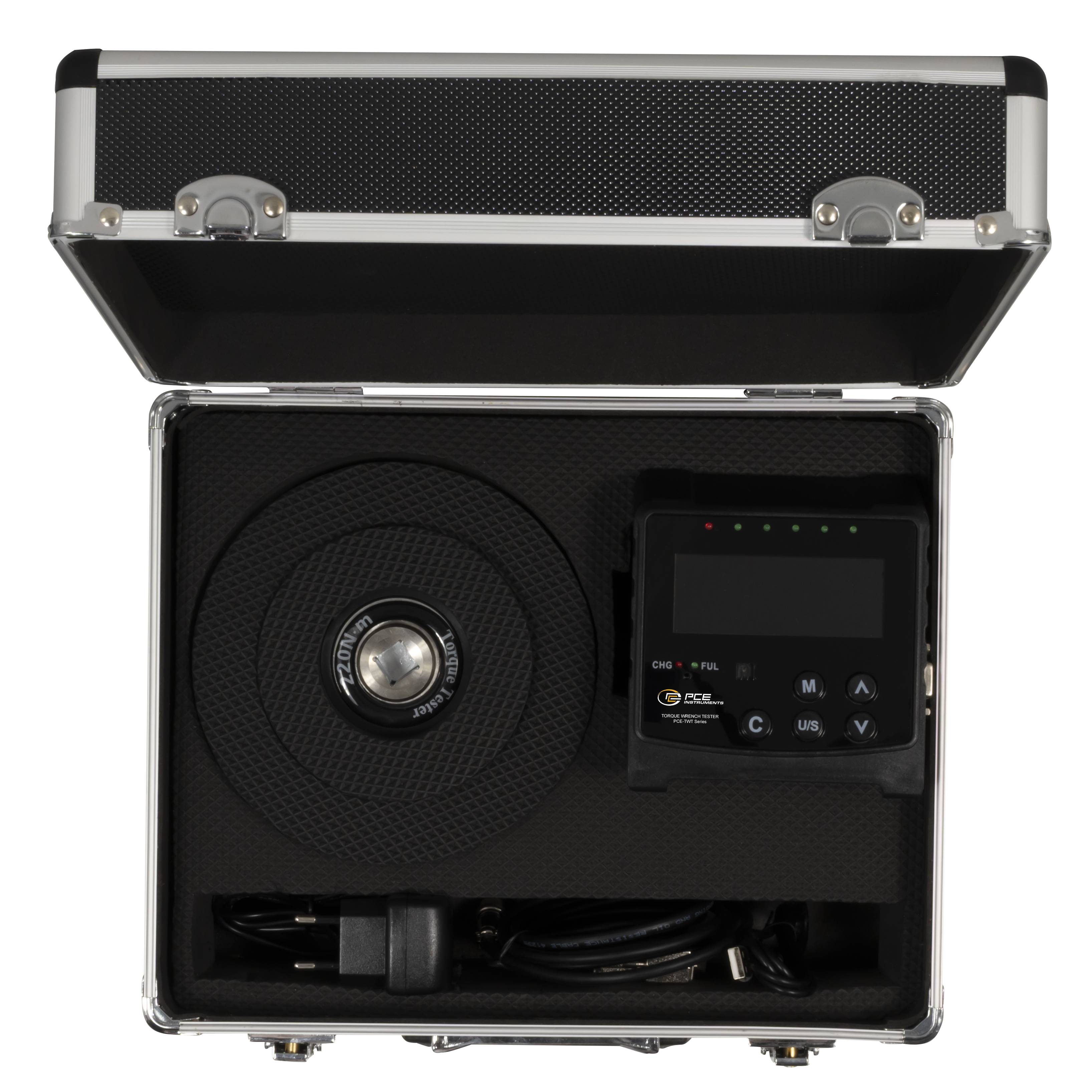 PCE Instruments Drehmomentmessgerät PCE-TWT 220NM zur Drehmomentsensoren Kalibrierung |1/2 Zoll |22..220 Nm |Software