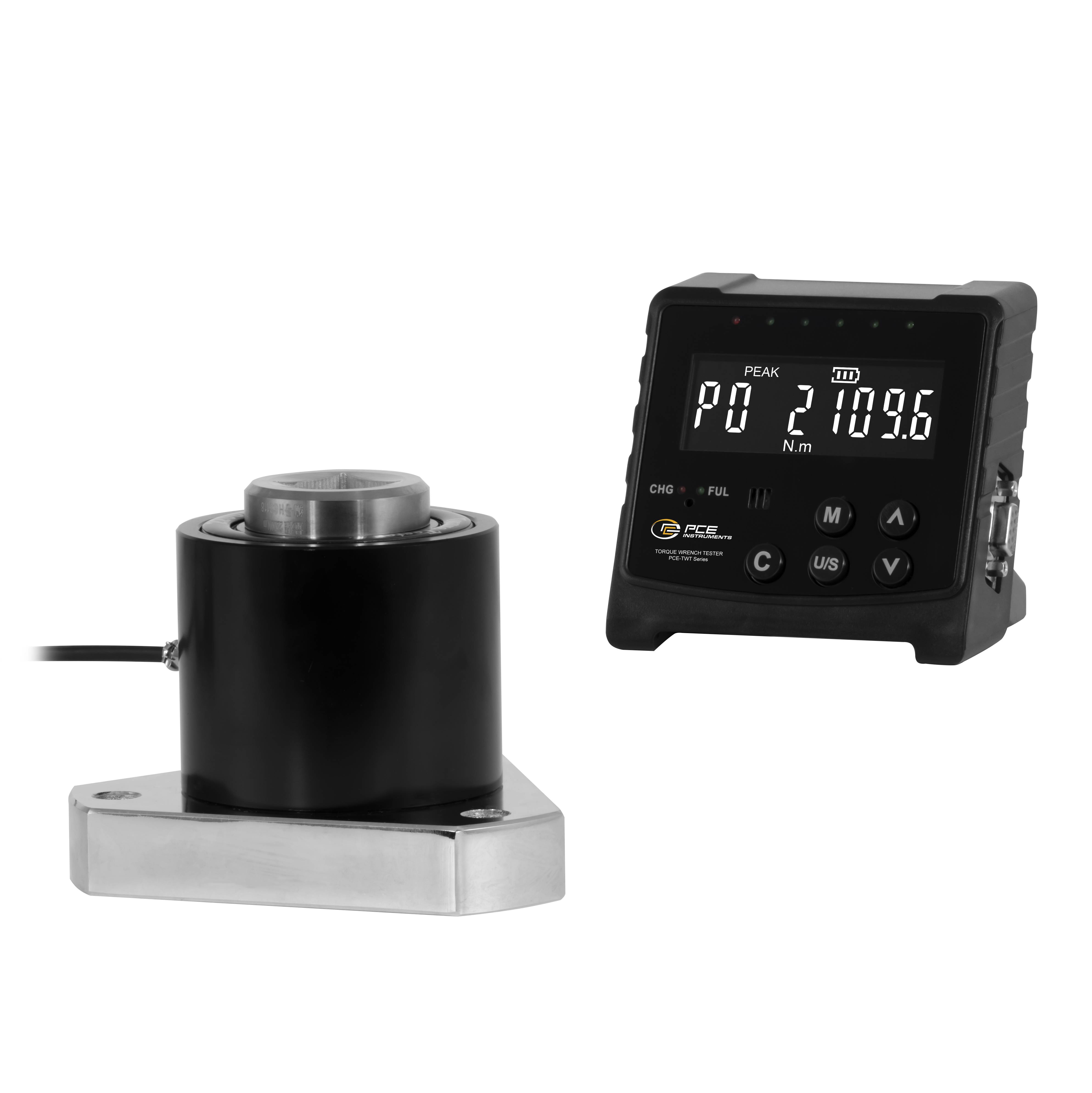 PCE Instruments Drehmomentmessgerät PCE-TWT 2200NM zur Drehmomentsensoren Kalibrierung |1 Zoll |220…2200 Nm |Software