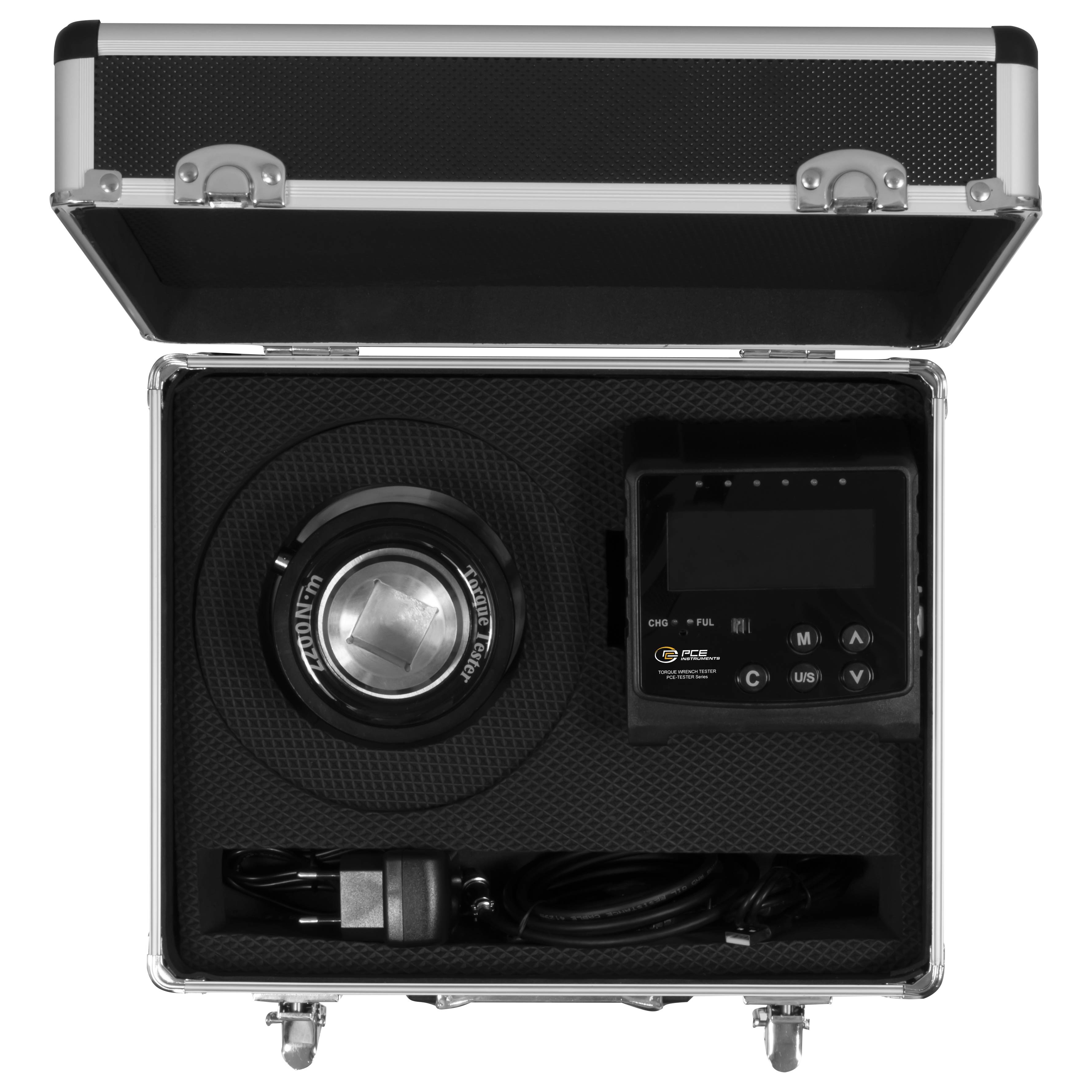 PCE Instruments Drehmomentmessgerät PCE-TWT 2200NM zur Drehmomentsensoren Kalibrierung |1 Zoll |220…2200 Nm |Software