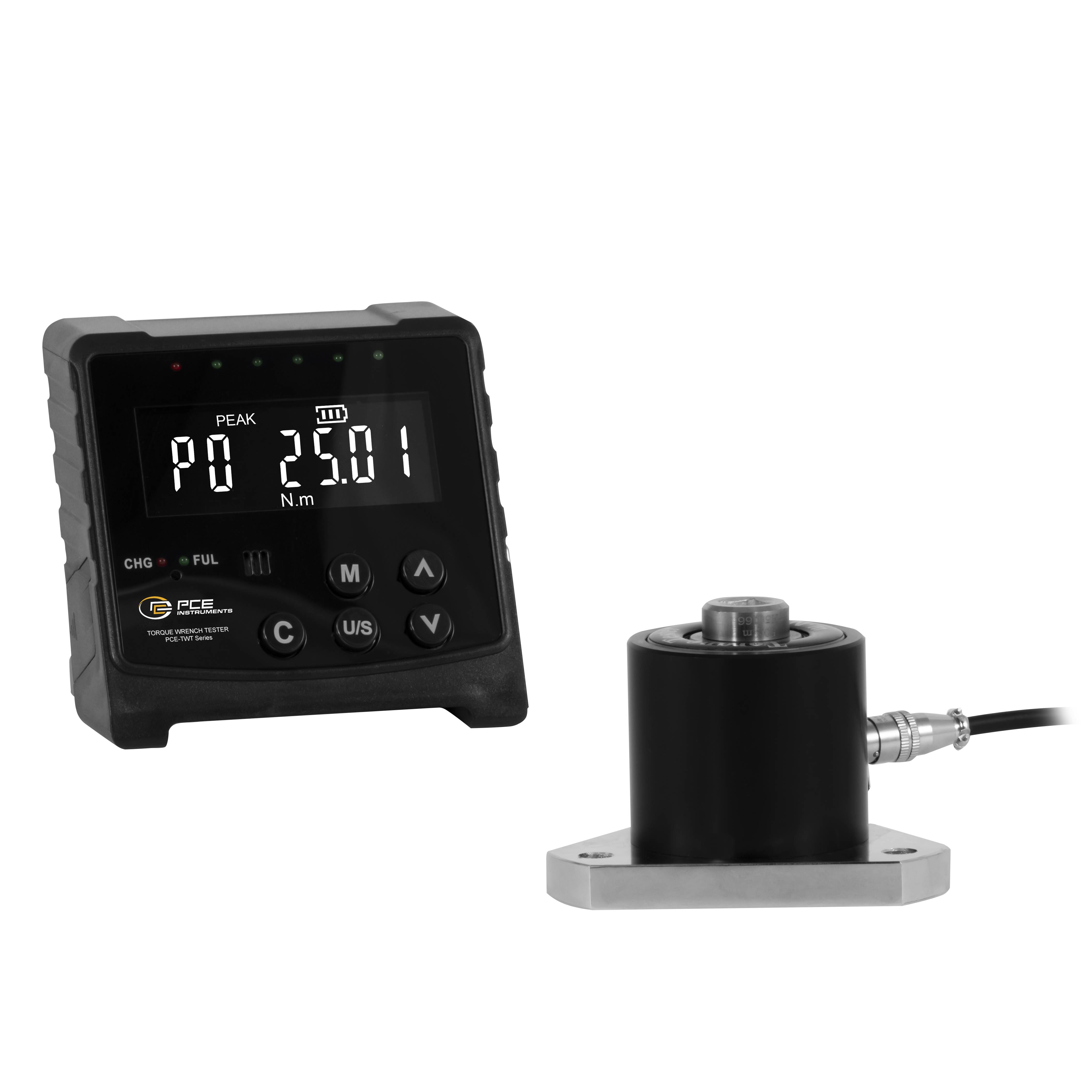 PCE Instruments Drehmomentmessgerät PCE-TWT 50NM zur Kalibrierung von Drehmomentsensoren |3/8 Zoll |5…50 Nm |Software